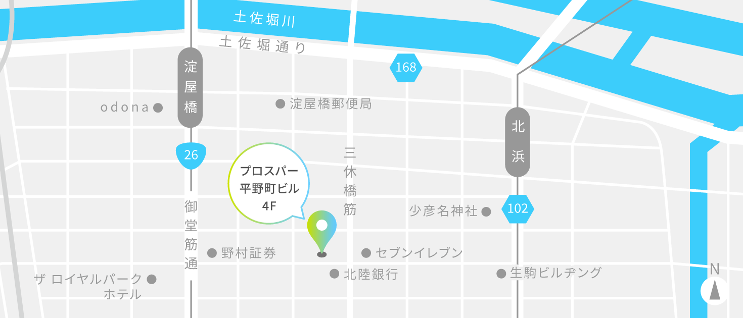 ミライエ国際特許事務所 地図