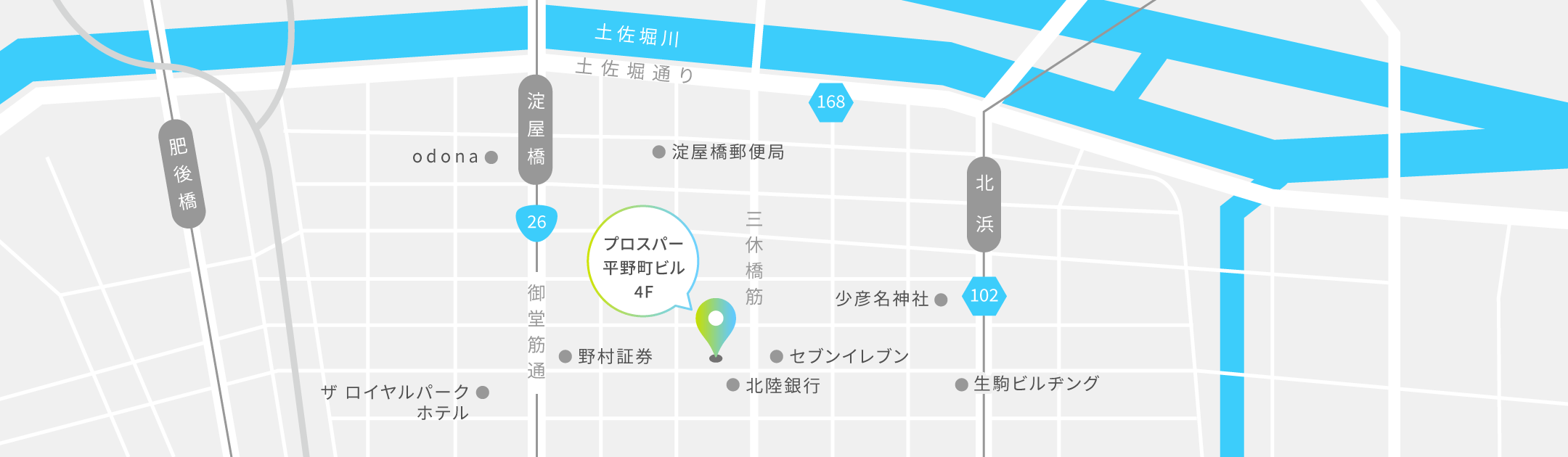 ミライエ国際特許事務所 地図